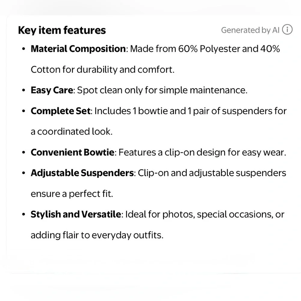 Boys Stretch Suspenders and Bow Tie Set, 2-Piece & Necktie and Pocket Square Set